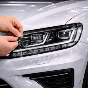 Volkswagen Touareg 2014-2018 Folia Ochronna Na Reflektory PPF